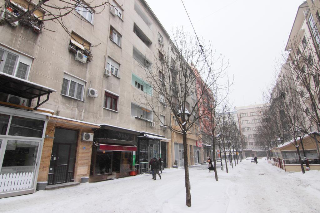 White Apartment Belgrad Exteriör bild